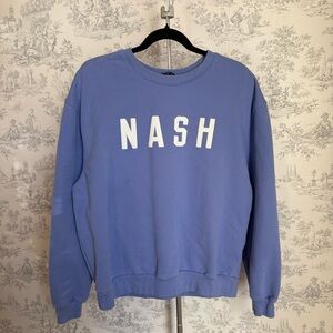 The Nash Collection Iconic Crewneck in Periwinkle